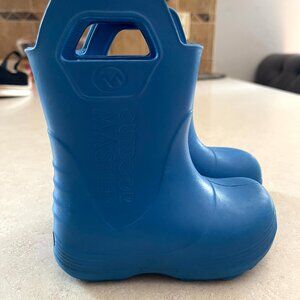 Toddler Outdoor Master Pull On Blue Rainboots Size 6